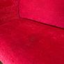 Red 'wave' 3-seater sofa from The Sofa Factory Image 7