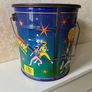 Vintage 1995 Mighty Morphin Power Rangers Chupa Chups Tin Bucket Made in Spain 1995 Image 3