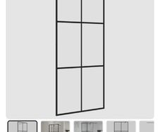 Shower tray and shower screen
