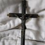 possibly ebony wood vintage/antique crucifix Image 7