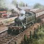 Vintage Steam Engine Print Image 6