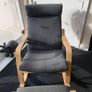 Rocking Chair and foot stool Image 2