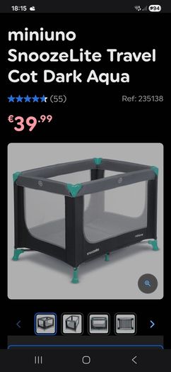 Miniuno Travel Cot
