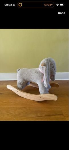 Pottery Barn Plush Rocker Bunny