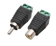 Male Female Phono RCA Plug Terminals Adapters Solderless
