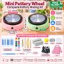 Mini Pottery Wheel for Kids and Beginners 30W Electric Pottery Making Kit Image 3