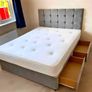 King size bed with mattress, king size bed Image 2