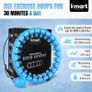NEW SALE | Smart Hula Ring Hoops, Weighted Hula Circle 24 Detachable Fitness Ring with 360 Degree Auto-Spinning Ball Gymnastics, Massage, Adult Fitness for Weight Loss Image 2