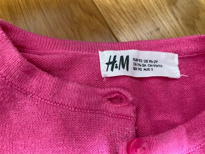 baby girl cardigans H&M 92cm 18/24months