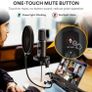 Recording Microphone Set,MAONO AU-PM422 192KHZ/24BITCondenser Mic with Touch Mute Button and Mic Gain Knob for Podcasting,Gaming,YouTube (FREE POSTAGE) Image 6