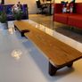 Handmade Solid Oak & Walnut Dual Monitor Stand Image 4