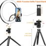 10" LED Selfie Dimmable Ring Light Image 2