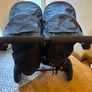 Double Out and About Buggy with Raincover + Storksak Stroller Organiser + pair buggy bag clip attachments + hand warmer Image 7