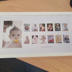 First Year Memories picture frame