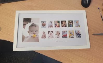 First Year Memories picture frame