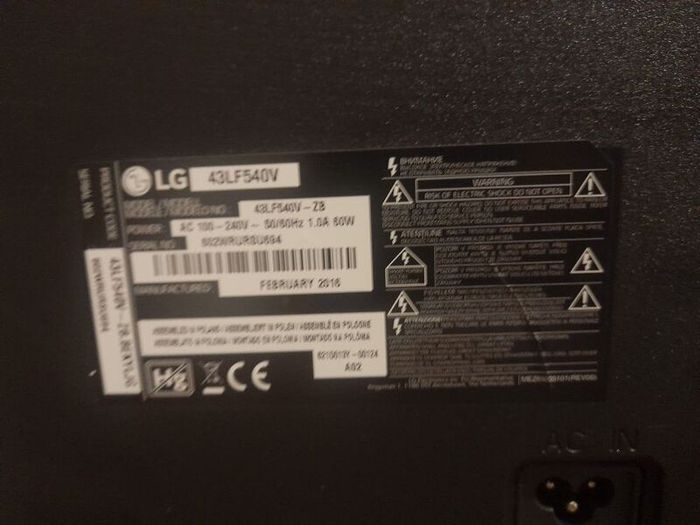 LG 43 inch TV