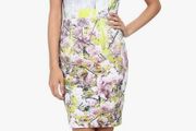Ted Baker Window Blossom Cherry Dress - Size 2- UK 10