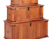 Storage Chests 3 pcs Solid Acacia Wood