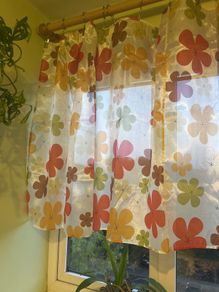 Handmade flower curtain