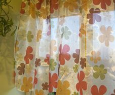 Handmade flower curtain