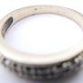 Vintage Diamond Band Ring 18Ct Gold Fine Wedding Jewelry Band Size N1/2 - 2,92g Image 8