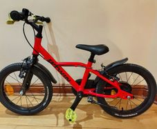 Kids 16 Inch Aluminium Bike B'TWIN Racing 900