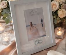Elegant "Amore by Juliana" Wedding Keepsake Frame