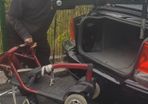 Mobility scooter saloon Car lift Carolift 40