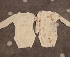 Baby Bodysuits/ Vests - foldover opening (3-6 months)