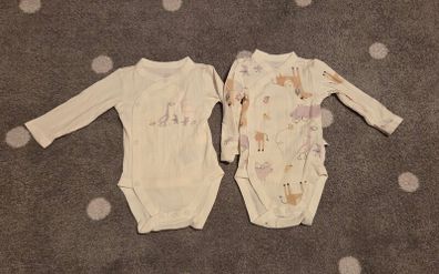 Baby Bodysuits/ Vests - foldover opening (3-6 months)