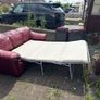 Genuine Leather Sofa bed Image 2
