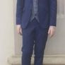 Boys 5 Piece Blue Royal Benetti Suit (Age8, Chest 28) Image 8