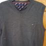 Tommy Hilfiger Cashmere Grey Vest Jumper (L) Image 3