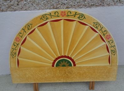 Hand Painted Single Bed Headboard for Sale