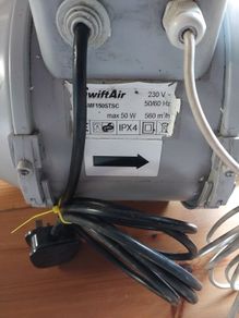 Hot air extractor fan
