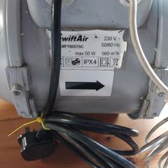 Hot air extractor fan
