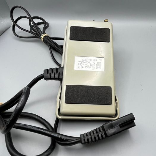 Original Toyota Sewing Machine Electronic Foot Pedal & Lead - YC-483 - Tested