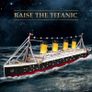 3D Puzzles for Adults LED Titanic Toys Model Kits Ship, Difficult Jigsaw Family Puzzles and Cruise Ship Gifts Home Decoration for Kids and Adults, 266 Pieces(Large with LEDs) Image 8