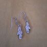 vintage sterling silver earrings Image 2
