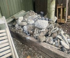 Concrete rubble