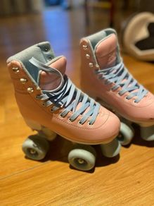 Rookie Bubblegum Pink Roller Skates UK J13 / EU 32