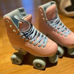 Rookie Bubblegum Pink Roller Skates UK J13 / EU 32