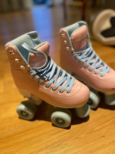 Rookie Bubblegum Pink Roller Skates UK J13 / EU 32