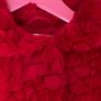 Baby Girl Birba Red Fur Coat Image 2