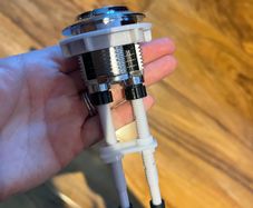 Chrome flusher button brand new