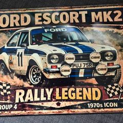 Metal sign