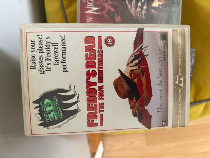 A nightmare on elm street vhs video collection