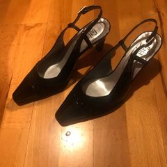 Gaja leather shoes ladies 38EU black 5UK brand new
