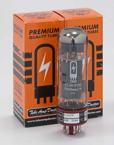 Tube Amp Doctor EL34-STR 'Redbase' Premium, Matched Vacuum Tubes