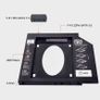 HDD Caddy 9.5mm Plastic Optibay SATA 3.0 Hard Disk Drive Box Enclosure DVD / CD-ROM Adapter 2.5 SSD Universal Laptop Optical Bay Image 8